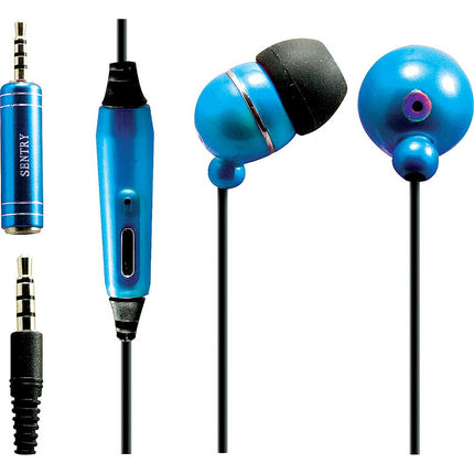 HM202 Ear-buds with Cell Phone Mic, Blue