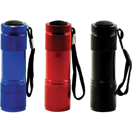 LED3P 3 Pack Metal LED Flashlight