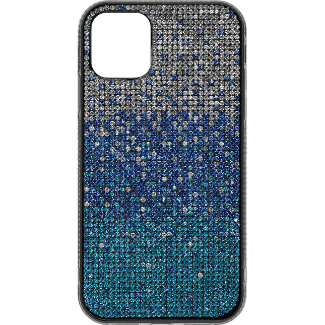 GLITTER PHONE CASE for iPhone® 11, Blue/Silver