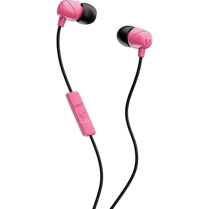 Jib Wired In-Ear Headphones w/Mic, Pink/Black