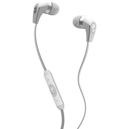S2FFFM-257 "50/50" In-Ear Buds w/Mic, White/Chrome