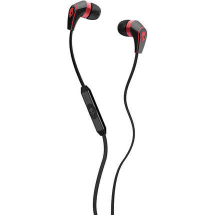 S2FFFM-258 "50/50" In-Ear Buds w/Mic, Black/Red
