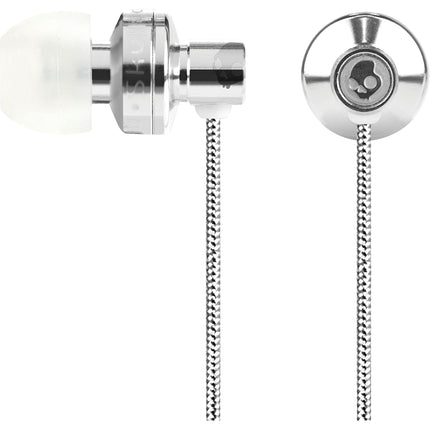 S2FMCY-015 "FMJ" Mic’d Earbuds, Chrome