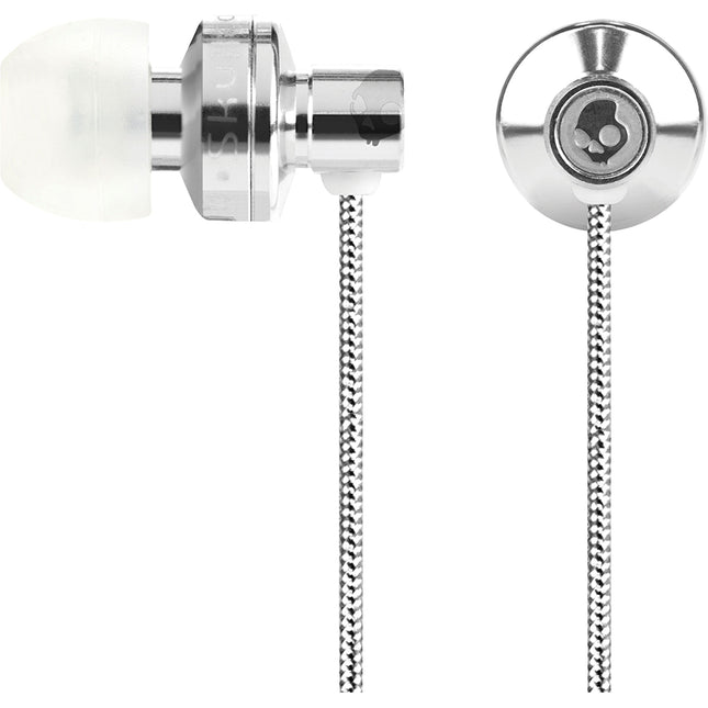 S2FMCY-015 "FMJ" Mic’d Earbuds, Chrome