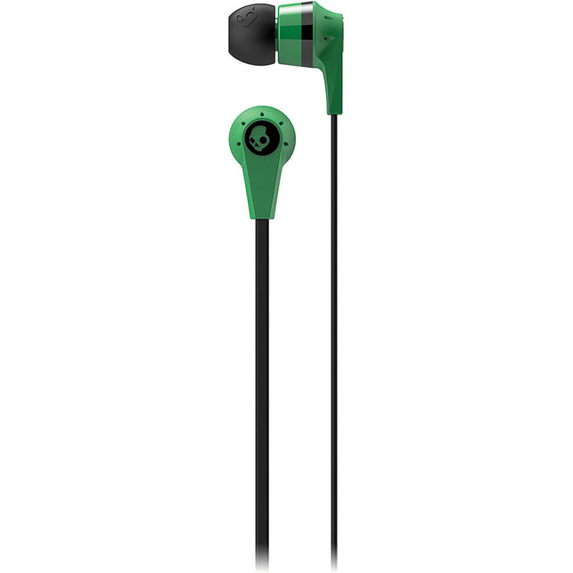 S2IKDZ-102 Ink'd 2.0 In-Ear Headphones, Green/Black