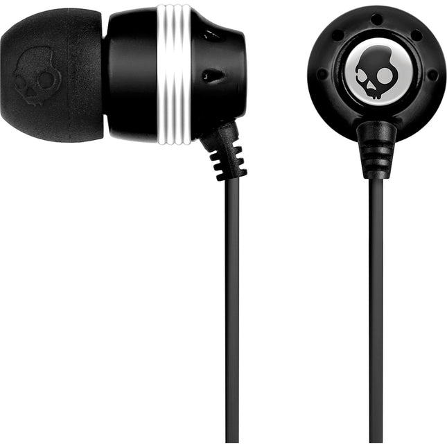 S2INCB-008 "Ink'd" Earbuds, Black/Chrome