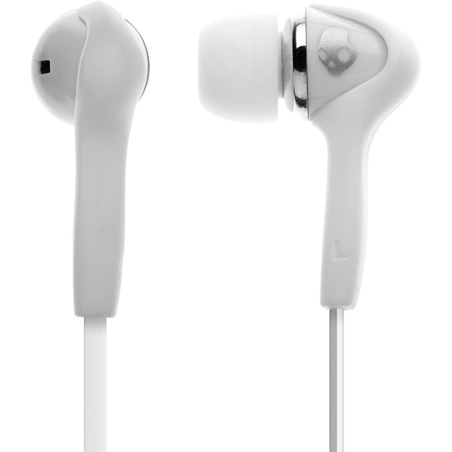 S2SBDZ-075 "Smokin' Buds" In-Ear Earbuds, White/Chrome
