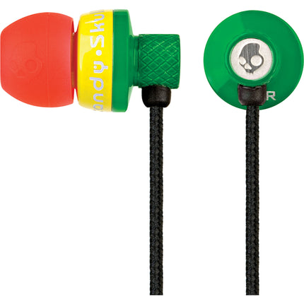 S2TTBZ-JZ "TITAN' Earbuds with In-Line Microphone, Rasta