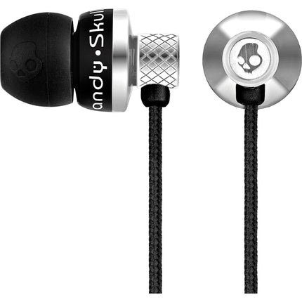 S2TTCB-047 "Titan" In-Ear Earbuds, Black/Chrome