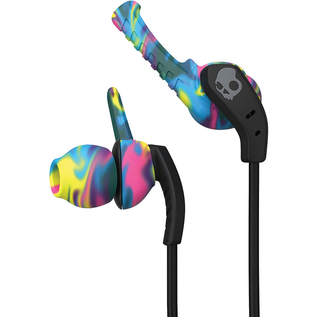 XTplyo In-Ear Sport Earbuds with Mic, Swirl/Black