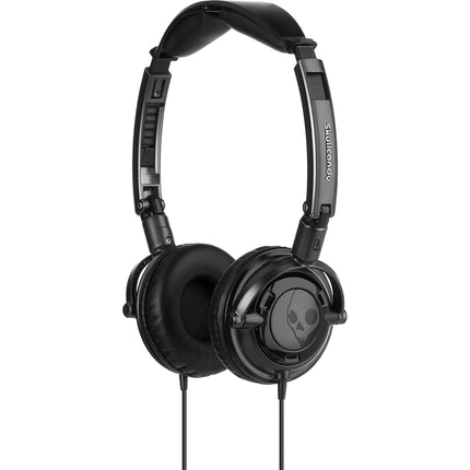 S5LWCY-033 "Lowrider" On Ear w/Mic Headphones, Black