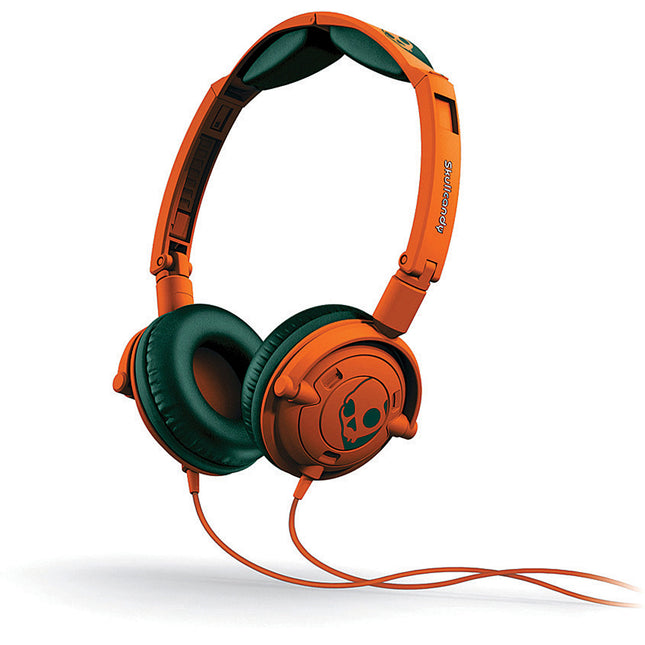 S5LWFY-211 "Lowrider" Headphones w/Mic, Athletic Orange