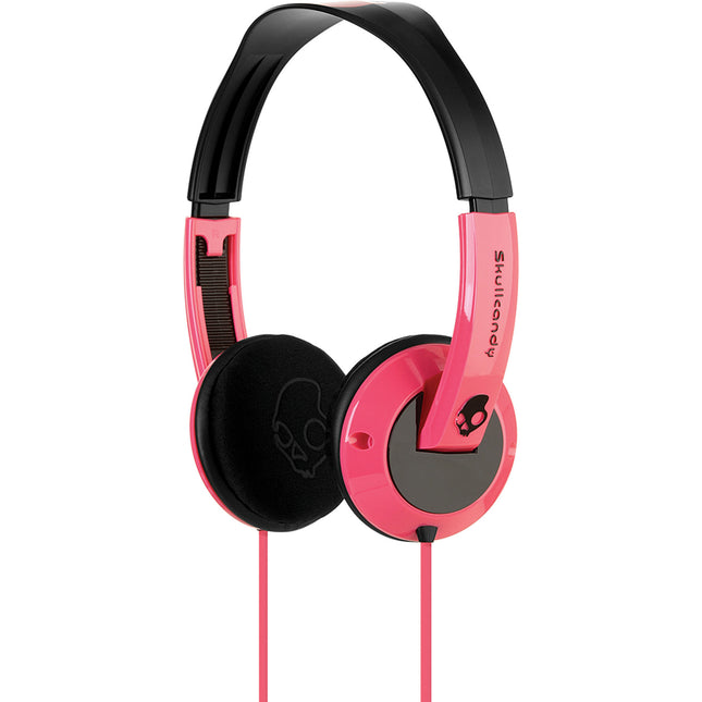 S5URDZ-134 "Uprock" On Ear Headphones, Pink/Black