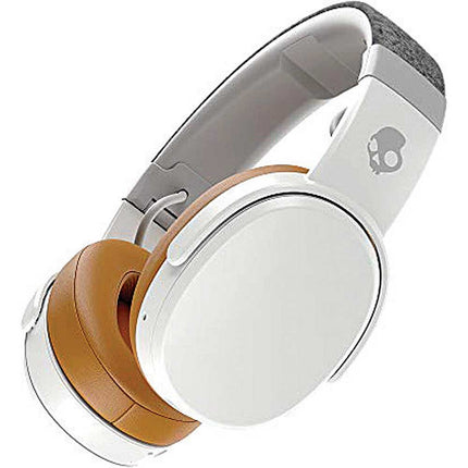 Crusher Bluetooth Wireless Over-Ear Headphone Stereo Haptic Bass, Grey/Tan