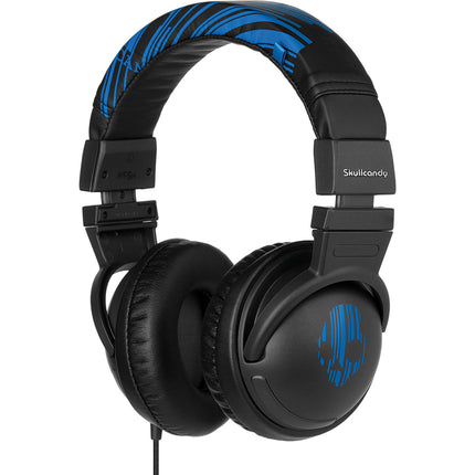 S6HEDZ-116 "Hesh" Over Ear Headphones, Black/Blue