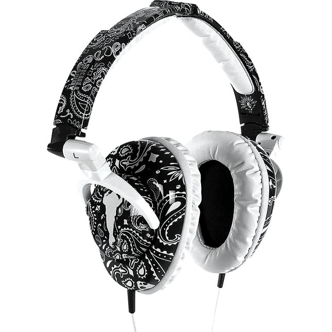 S6SKBZ76 "Skullcrushers" Extra Bass Headphones, Snoop Dogg Black