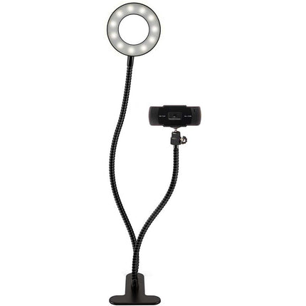 HD Webcam with Ring Light