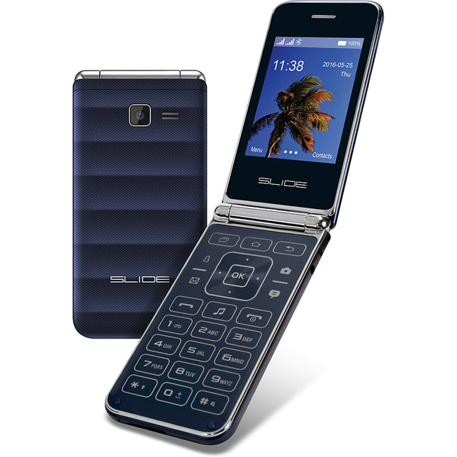 2GB Flip Phone, Blue