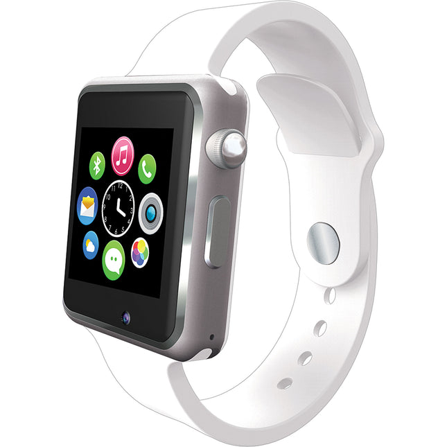 1.54” Smart Watch with GSM Phone, White