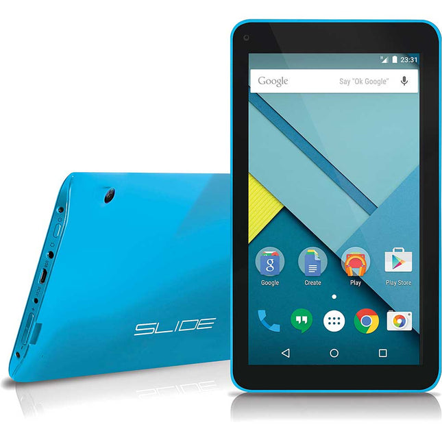 7" 8GB Tablet w/MTK Quad Core Processor, Blue