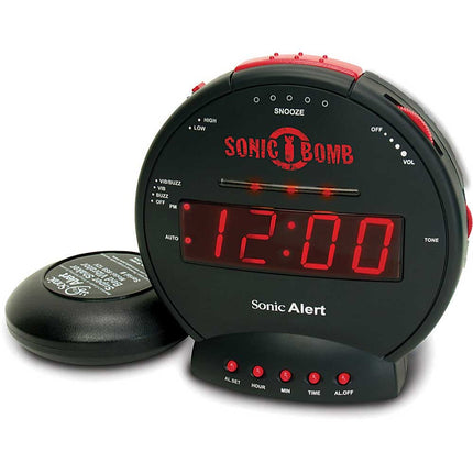 SBB500ss Sonic Bomb Loud Plus Vibrating Alarm Clock