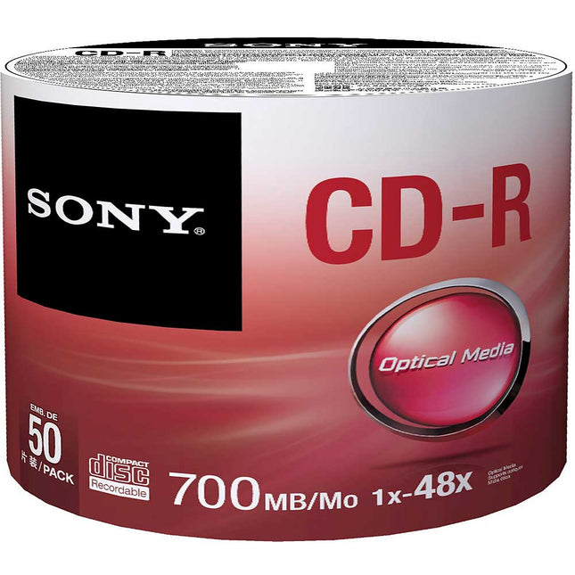 50CDQ80SBR 48X CD-R Discs, 50-Pack
