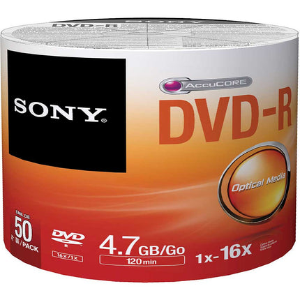 50DMR47SBR DVD-R Discs, 50-Pack