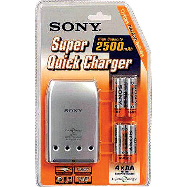 BCG-34HUE4 2700 mAh Super Quick Charger w/AA batteries