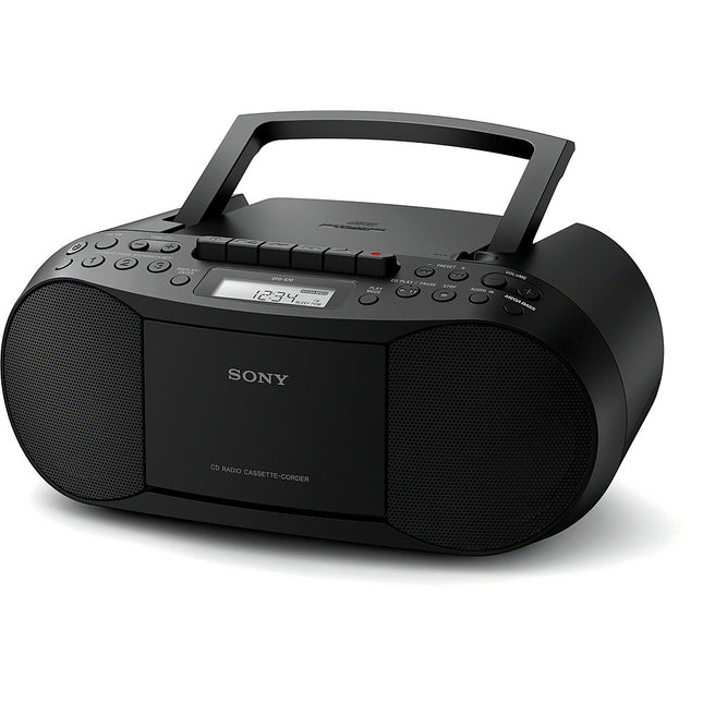 Portable CD Radio Cassette Player, Black