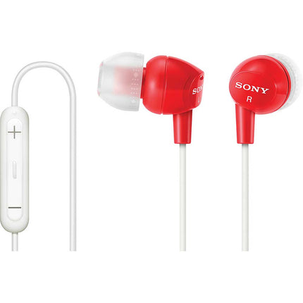 DR-EX12IP/RED Headphones for iPod®& iPhone®, Red