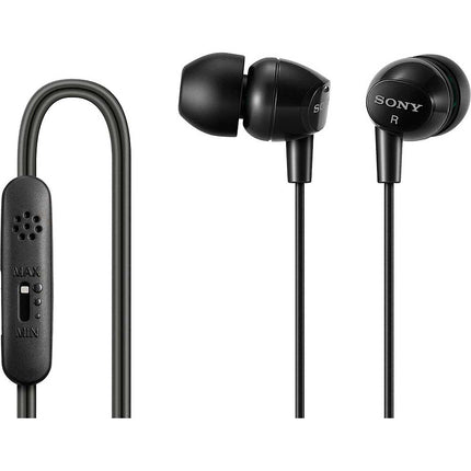 DR-EX14VP/BLK Smartphone Headset w/ Mic/Remote/Vol. Ctrl, Black