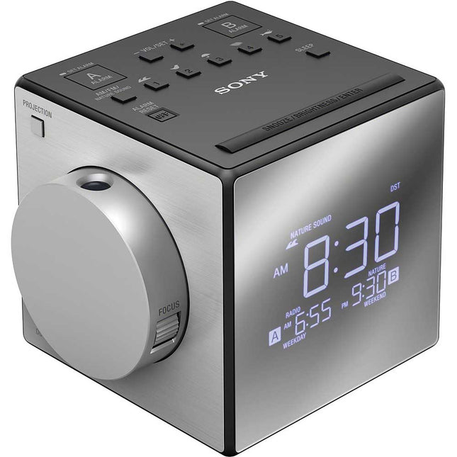 ICF-C1PJ Alarm Clock Radio w/ Time Projection
