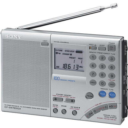 ICF-SW7600GR FM Stereo Multi-Band World Band Receiver&trade; Radio