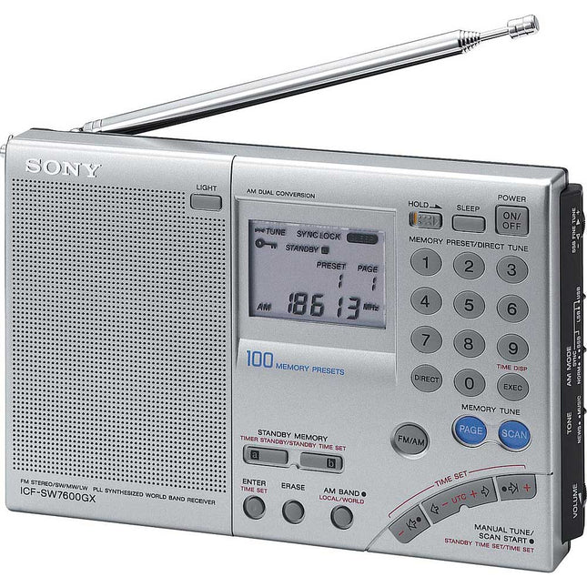 ICF-SW7600GR FM Stereo Multi-Band World Band Receiver&trade; Radio