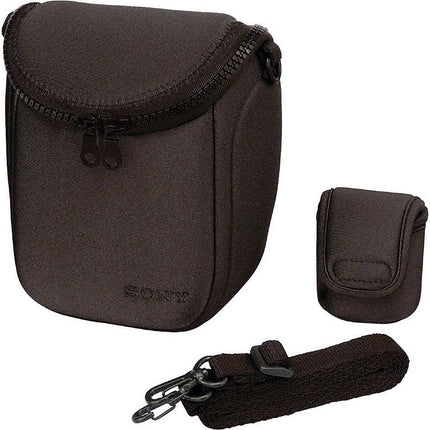 LCS-BBF/B Case & battery pouch for Alpha E-mount camera, Black