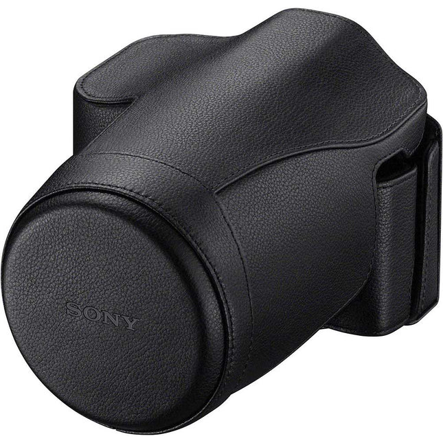LCS-ELCA/B Genuine Leather Jacket Case for a7 or a7R Digital Camera, Black