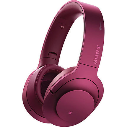 Wireless NC Bluetooth Headphones, Bordeaux Pink
