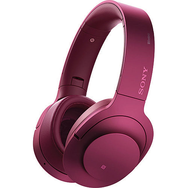Wireless NC Bluetooth Headphones, Bordeaux Pink