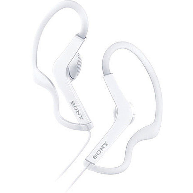 Sport In-Ear Headphones with Built-In Microphone, White