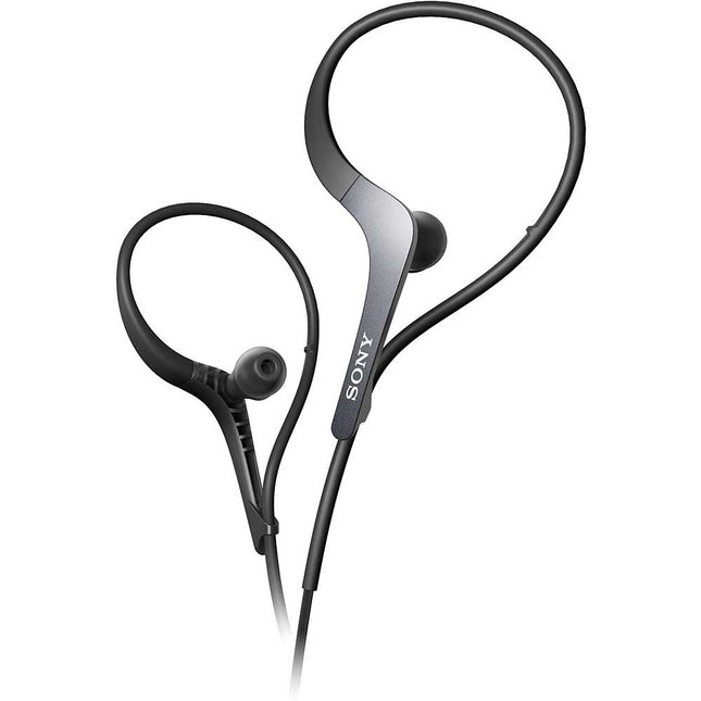 MDR-AS400EX/B Sports Headphones, Black