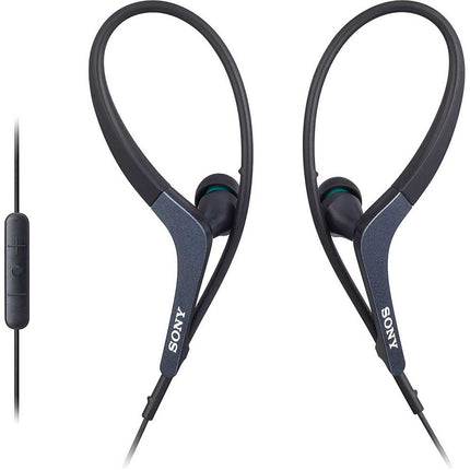 MDR-AS400IP/B Active Series Headphones w/Mic, Black