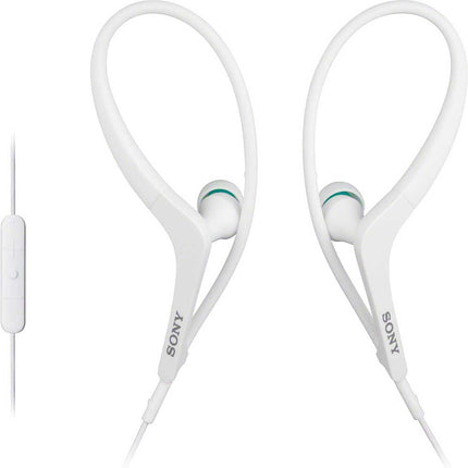 MDR-AS400IP/W Active Series Headphones w/Mic, White