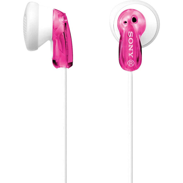 MDR-E9LP/PNK Earbud Headphones, Pink