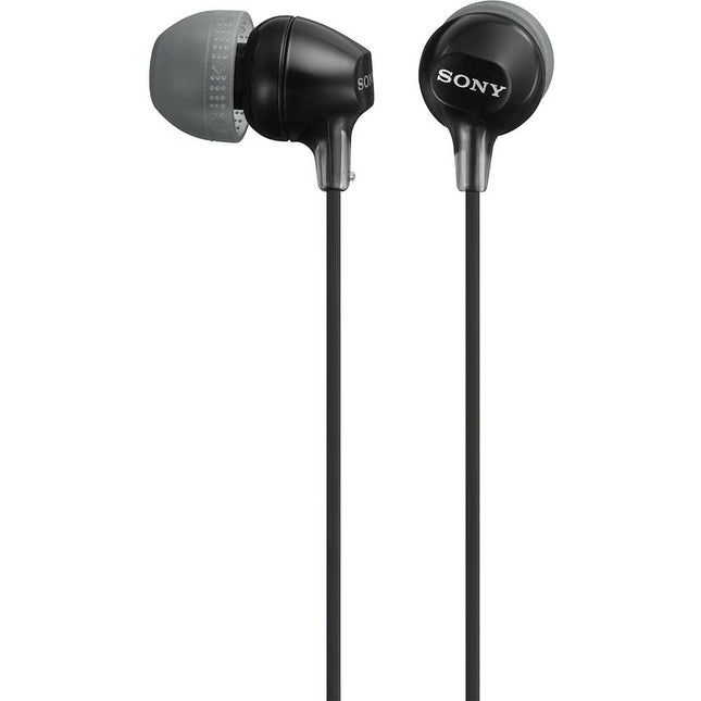 MDR-EX15LP/B Fashion Earbuds, Black