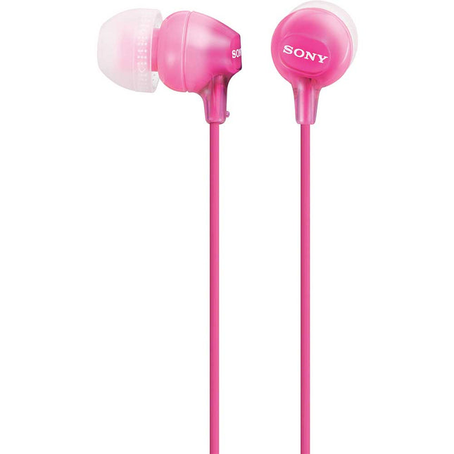 MDR-EX15LP/P Fashion Earbuds, Pink
