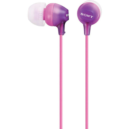 MDR-EX15LP/V Fashion Earbuds, Violet