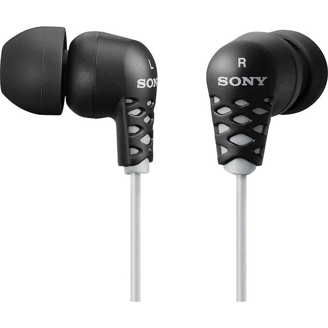 MDR-EX37B/BLK Earbuds, Black