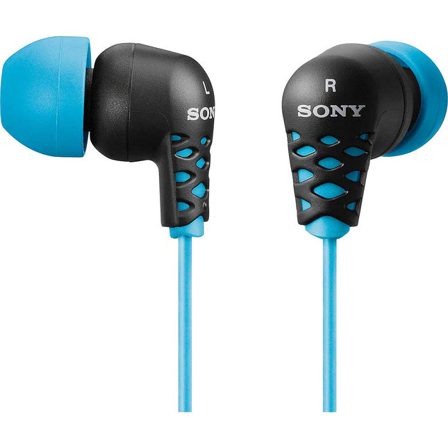 MDR-EX37B/BLU Earbuds, Blue