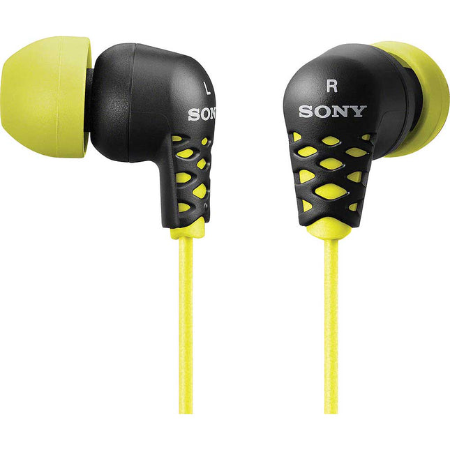 MDR-EX37B/YLW Earbuds, Yellow
