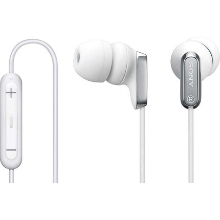 MDR-EX38iP/WHI EX Earbuds with iPod remote, White